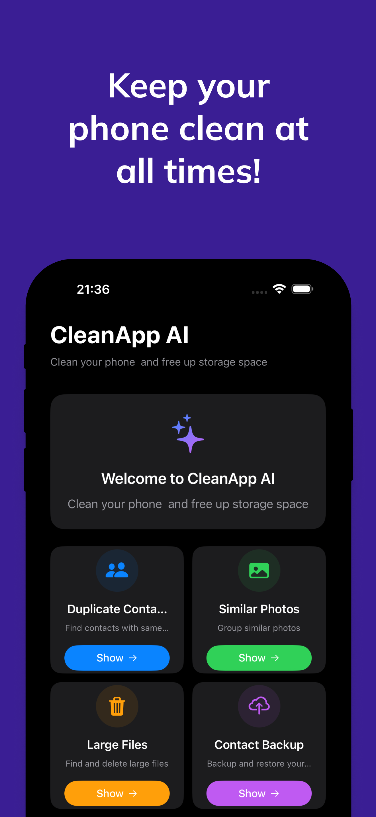 CleanApp AI - Dashboard